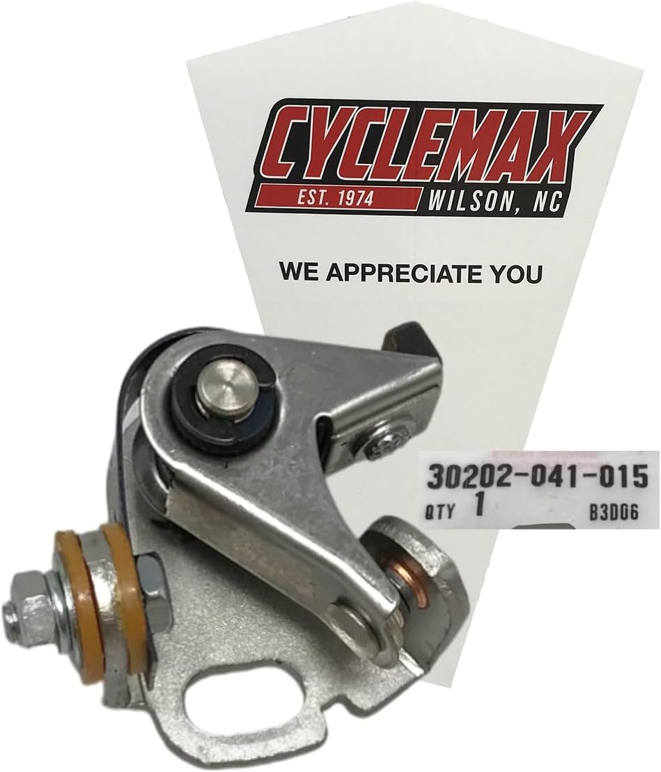 CYCLEMAX One Pack Compatible with Honda FACTORY IGNITION CONTACT BREAKER POINTS - Compatible with MANY MODELS