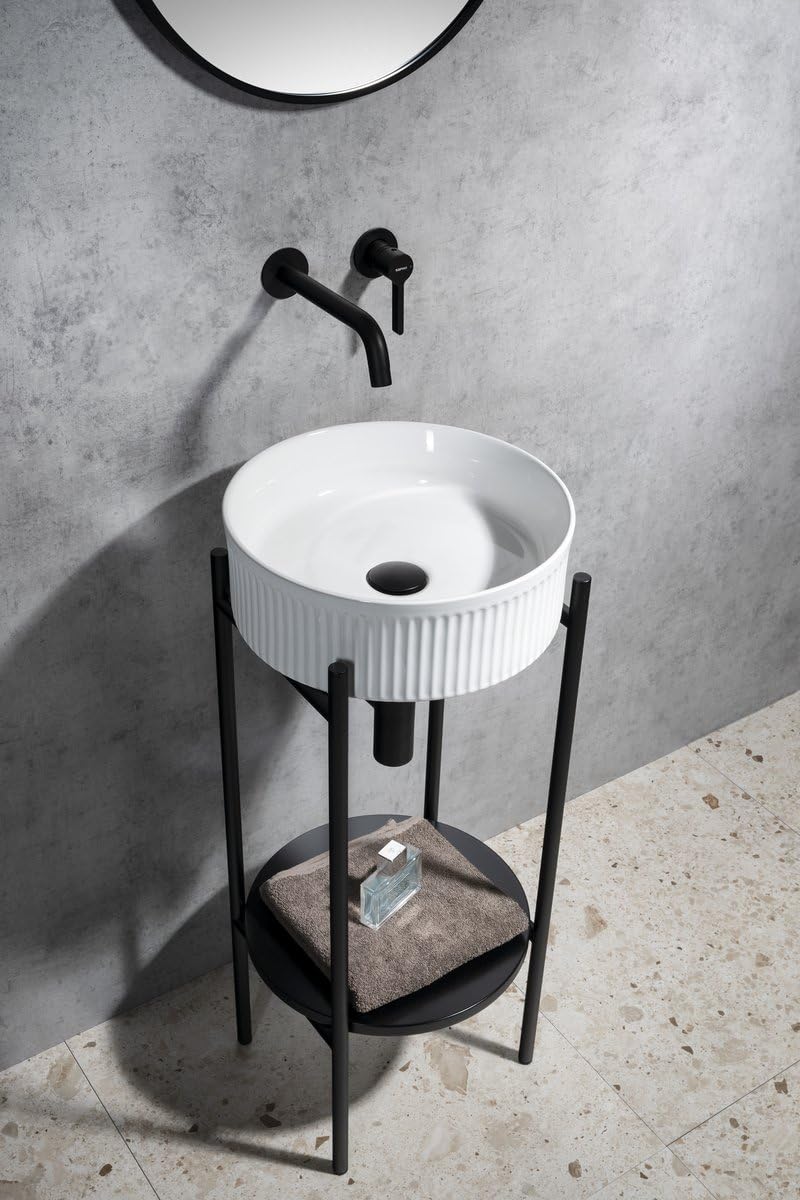 Sapho PICOBELLO Keramik-Waschbecken Durch. 37cm, zum Aufsetzen, Weiß