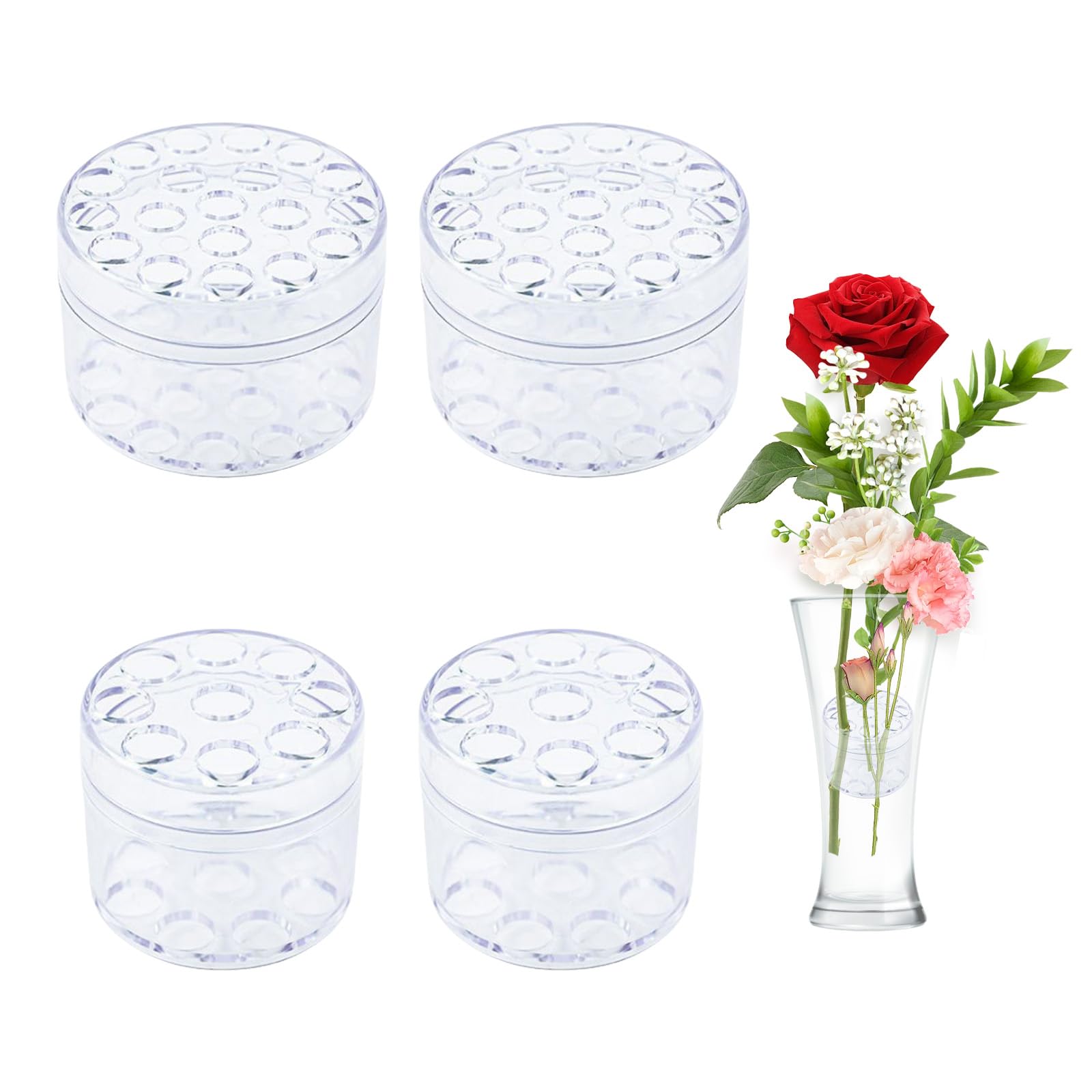 Pezzi Supporto A Spirale Per Steli Ikebana, Griglia Per Fiori Riutilizzabile Per Vaso Porta Composizioni Floreali A Spirale Fai Da Te 87496541