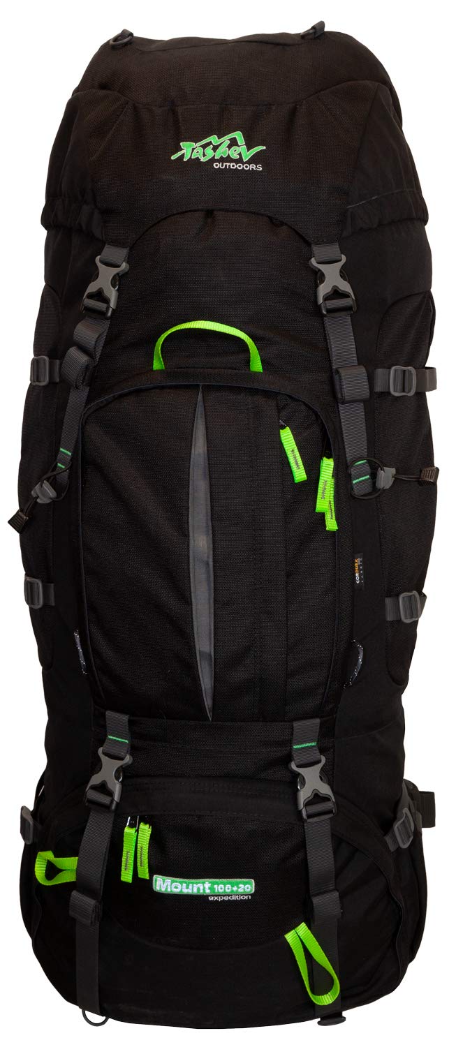 Sac à Dos de Trekking 100-120L avec Housse de Pluie pour Randonnée Femme Homme