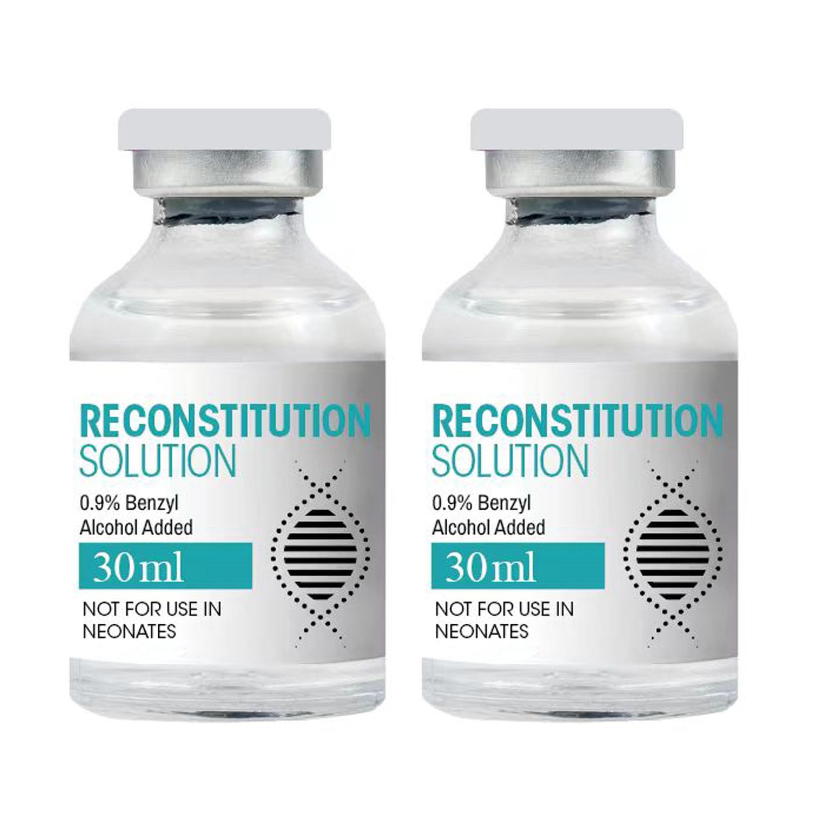 2 Pack 30ML in Premium Glass Vials