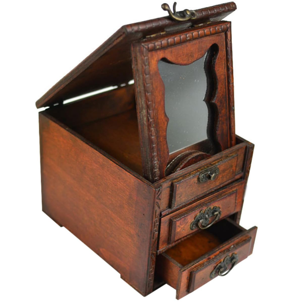 Boîte à bijoux en bois pour ne plus emmêler vos colliers et bagues femme