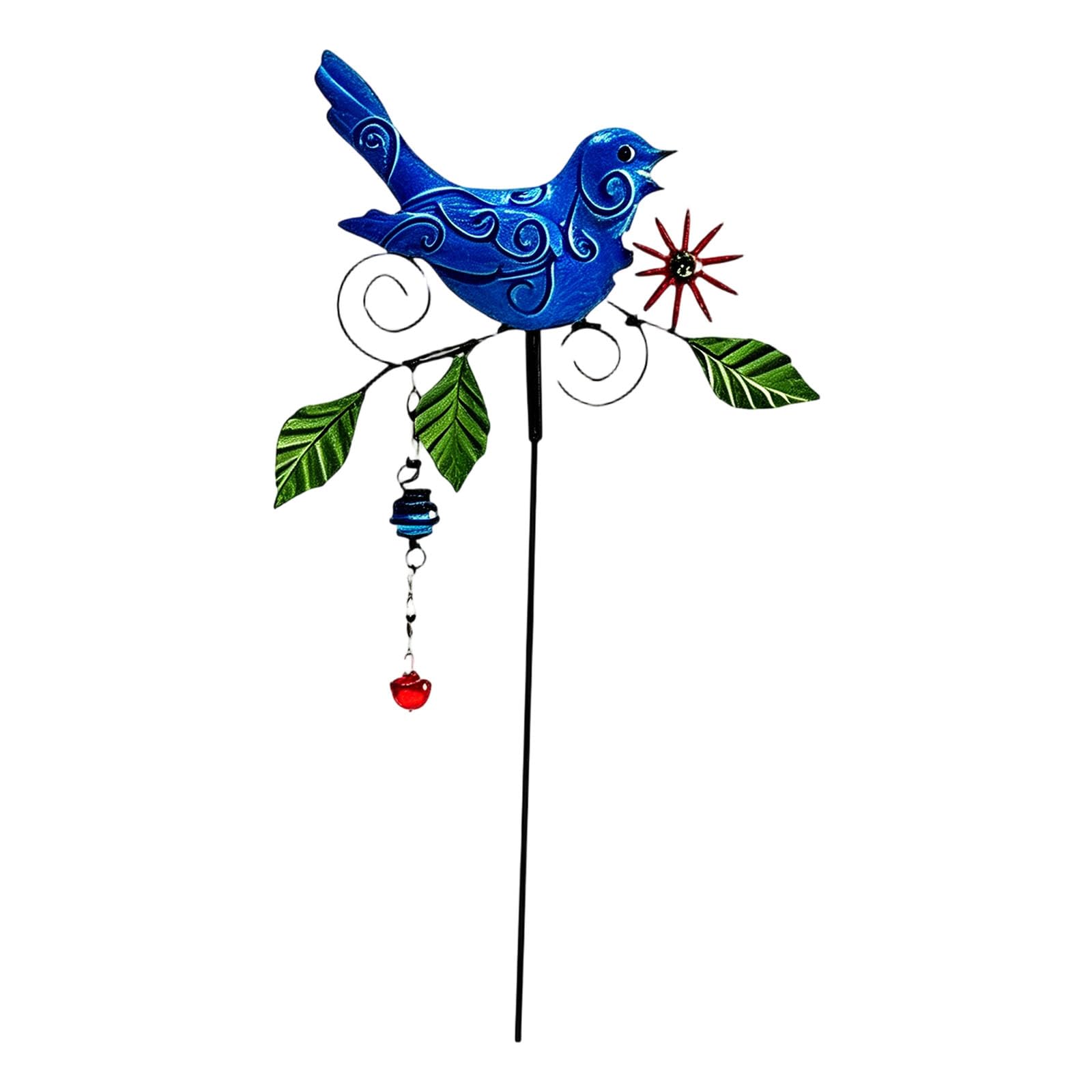 DRTLPMB Durability Iron Bird Statue Hand Painted Colorful Bird Lawns Art for Courtyard Lawns and Garden Decorative Accent Decorative Yard Stakes