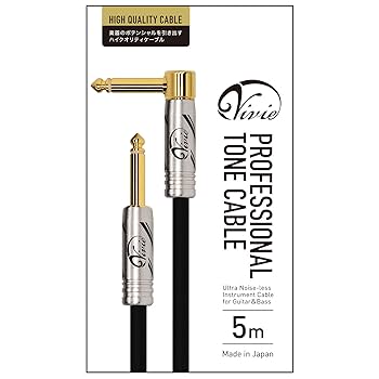 vivie ギター、ベース シールド 5m SL シールドケーブル Vivie Professional Tone Cable 5m SL