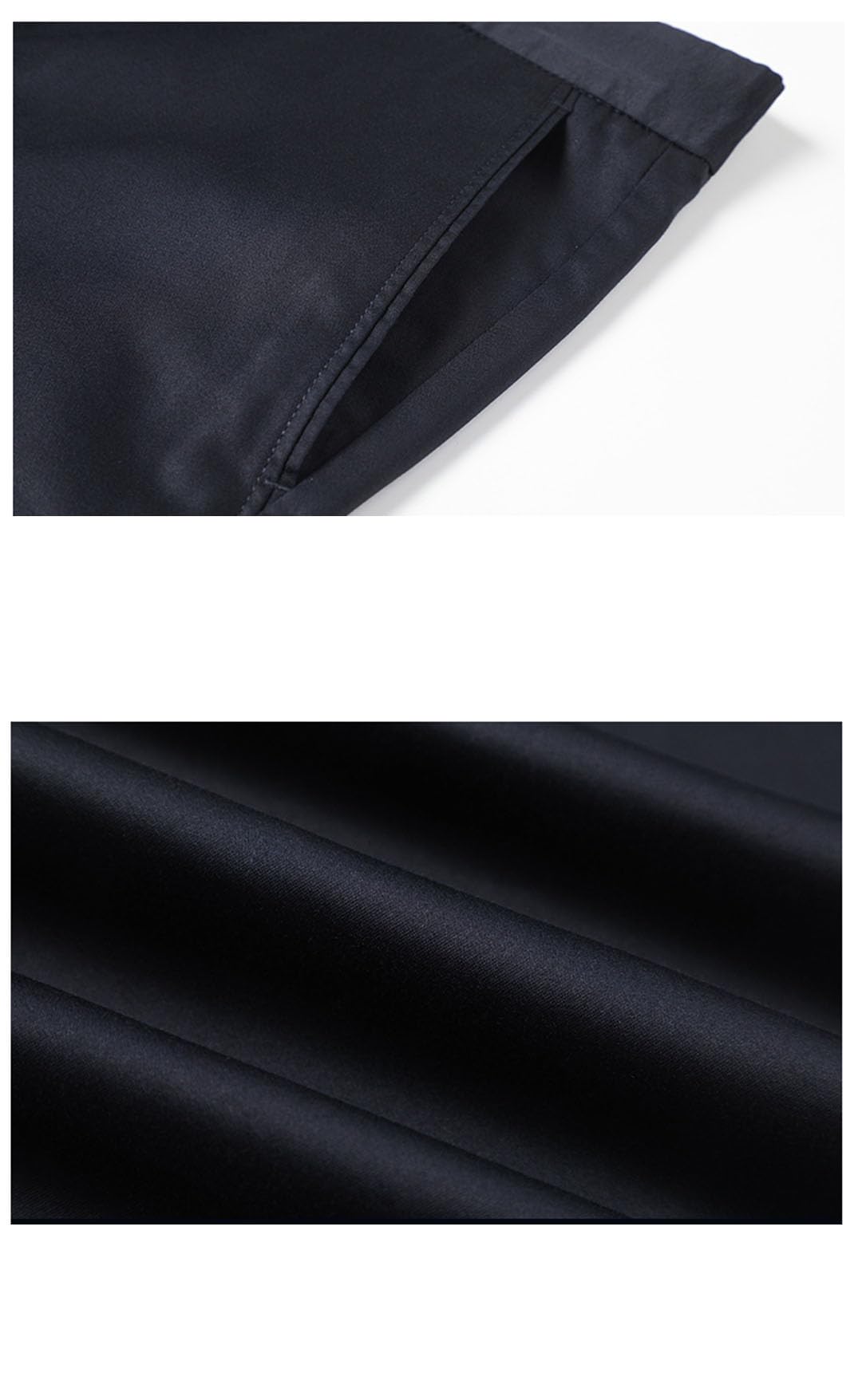 Vogrtcc Pantaloni da Abito Dritti da Uomo Pantaloni Sottili da Lavoro