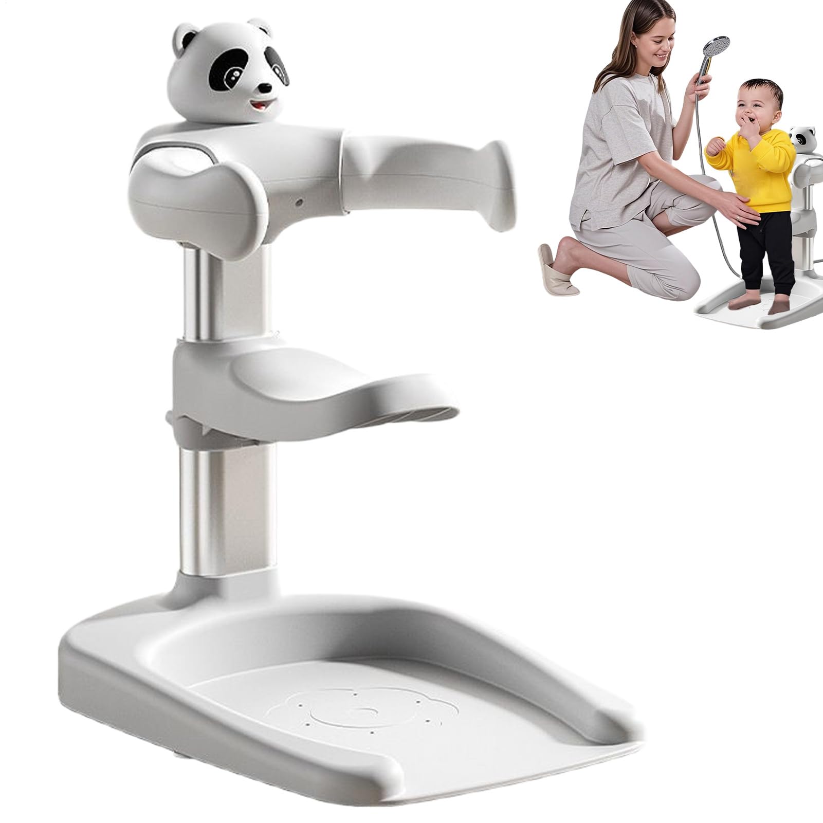 Soporte De Baño Infantil Antideslizante, plegable, altura ajustable | Apoyo De Pie Para Baño Infantil Soporte Plegable Infantil Para Bañera Hogar Y Rutina Diaria Baño