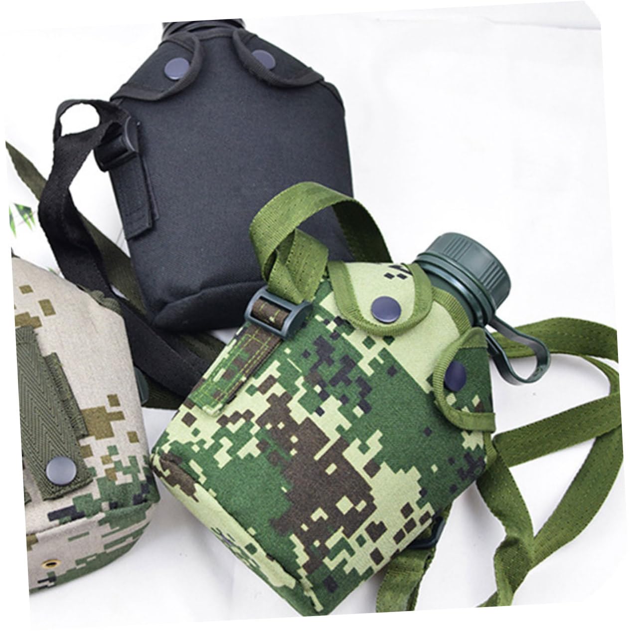 Amazon.co.jp: BESPORTBLE 迷彩柄アウトドアミリタリーボトル キャンプ