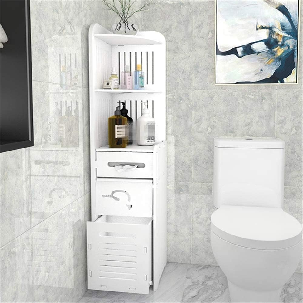 Corner Shelves,Corner Shelf Stand Great for Bathroom Storage Small Space,Toilet Paper Stand for Bathroom Organizer,Waterproof Bathroom Stand Fit for Toilet Paper Holder Storage (90cm)