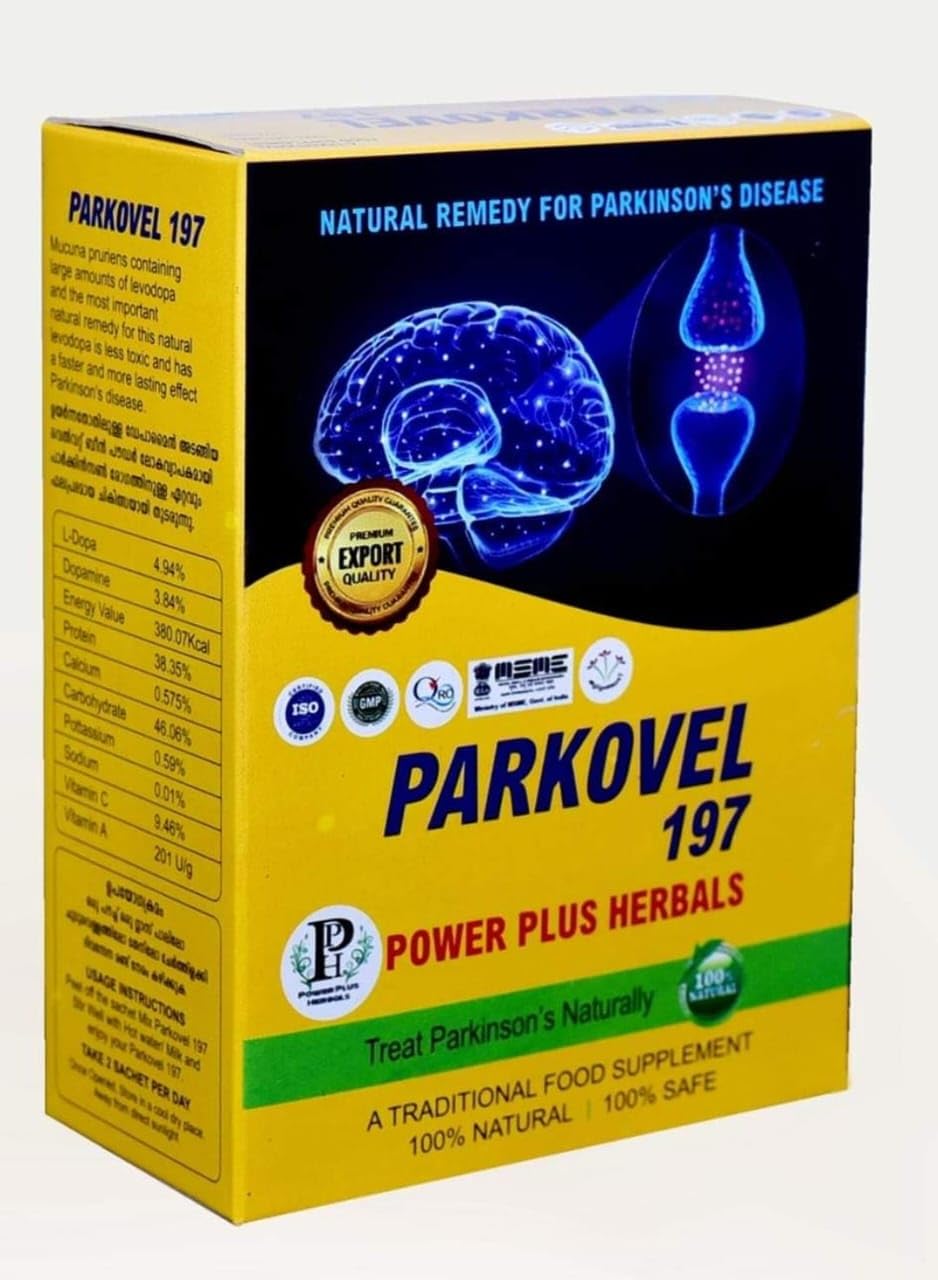 POWER PLUS HERBALS PARKOVEL 197 Powder Natural Remedy For Parkinsons Disease | A TRADITIONAL FOOD SUPPLIMENT | 100% Safe 100% Natural 150gram (B0CZ16T7GF) Amazon Price History, Amazon Price Tracker