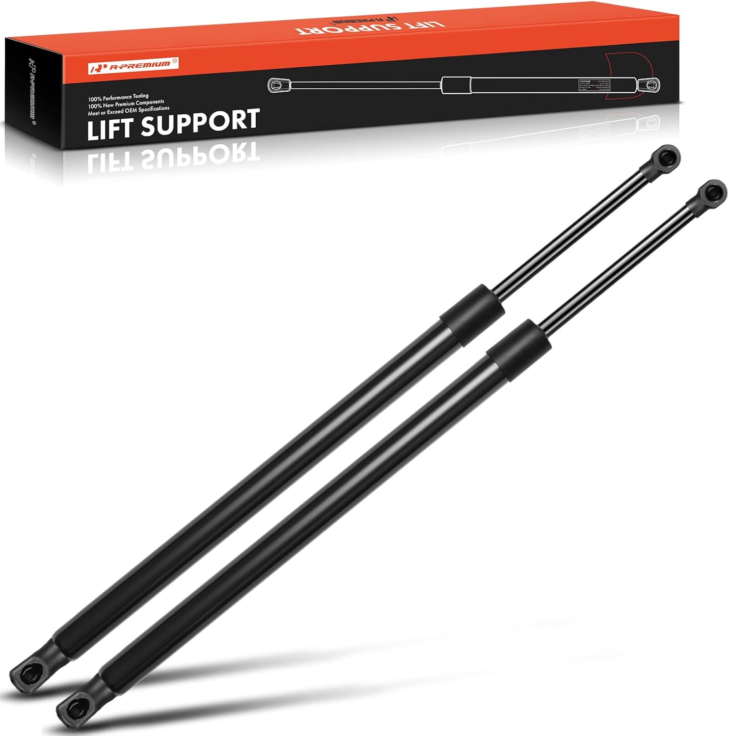 A-Premium Rear Tailgate Lift Supports Struts Compatible with Toyota RAV4 2012-2017 Without Power Liftgate 2-PC Set