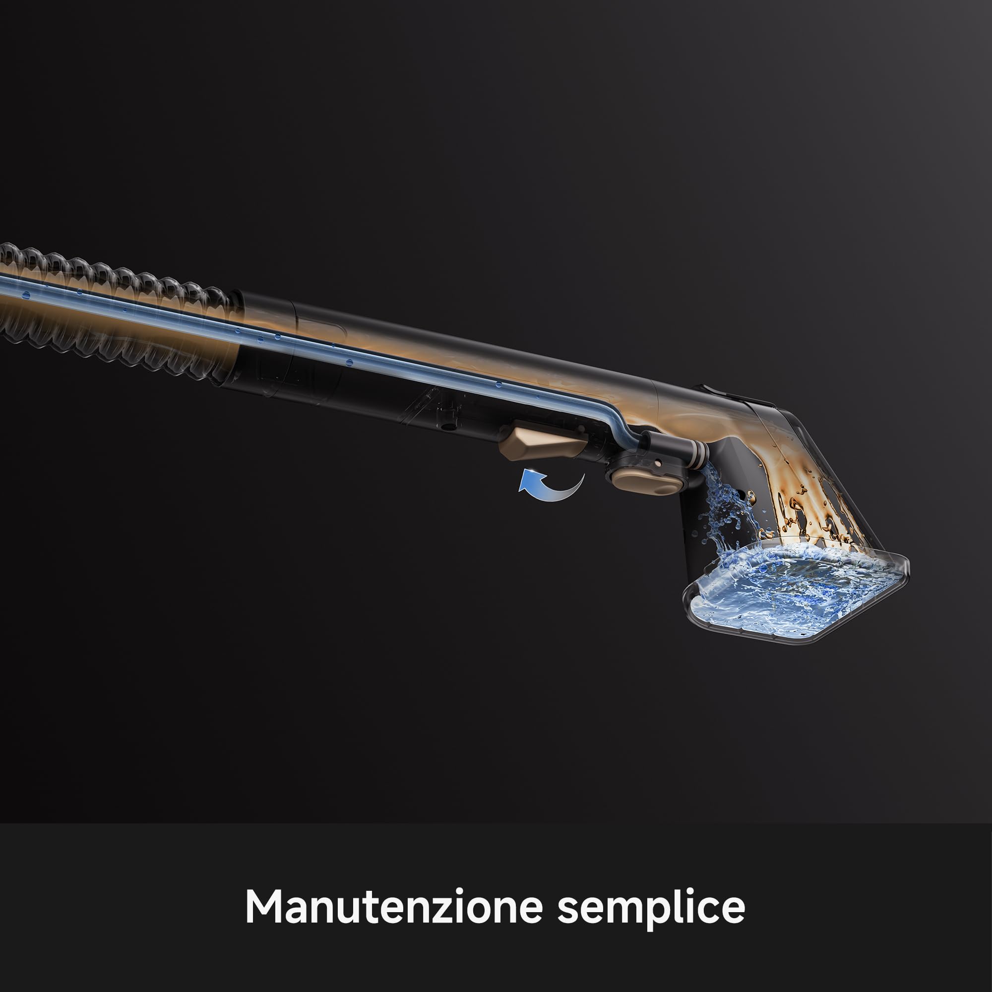 MOVA S10 Pulitore a vapore multiuso con 9 accessori, vapore surriscaldato, potenza di aspirazione di 16000 Pa, umidità residua ≤5%, elimina il 99,99% di batteri e acari, pulizia senza prodotti chimici