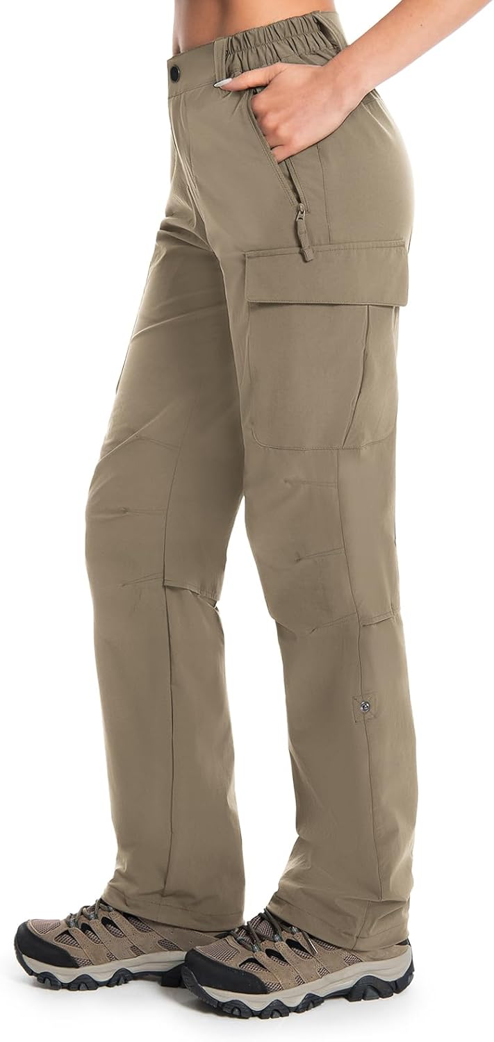 Moosehill Women’s Lightweight Quick-Dry Cargo Hiking Pants