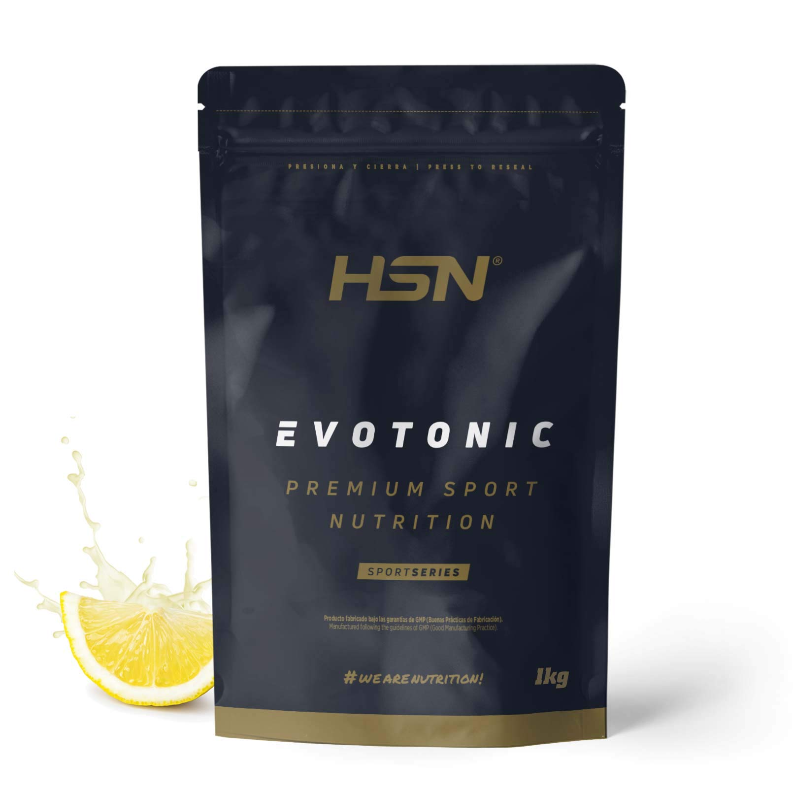 HSN Evotonic Bebida Isotónica en Polvo Limón 1Kg Cluster Dextrin Palatinose PeptoPro BCAAs