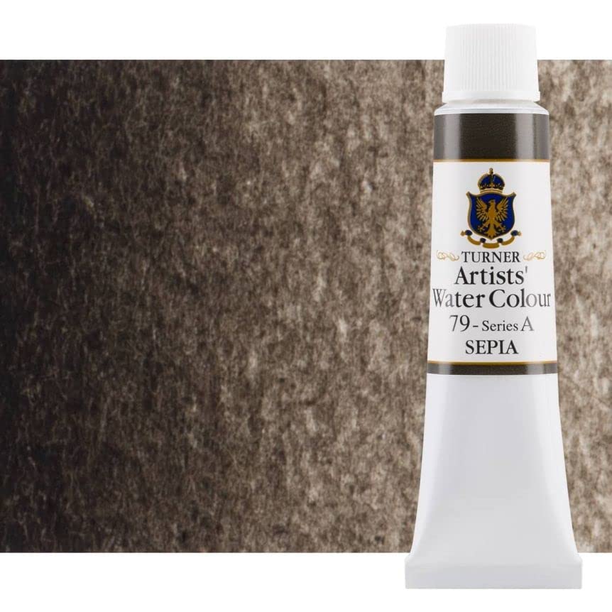 Turner Concentrated Professional Artists' Watercolor Paint 15ml Tube - Sepia