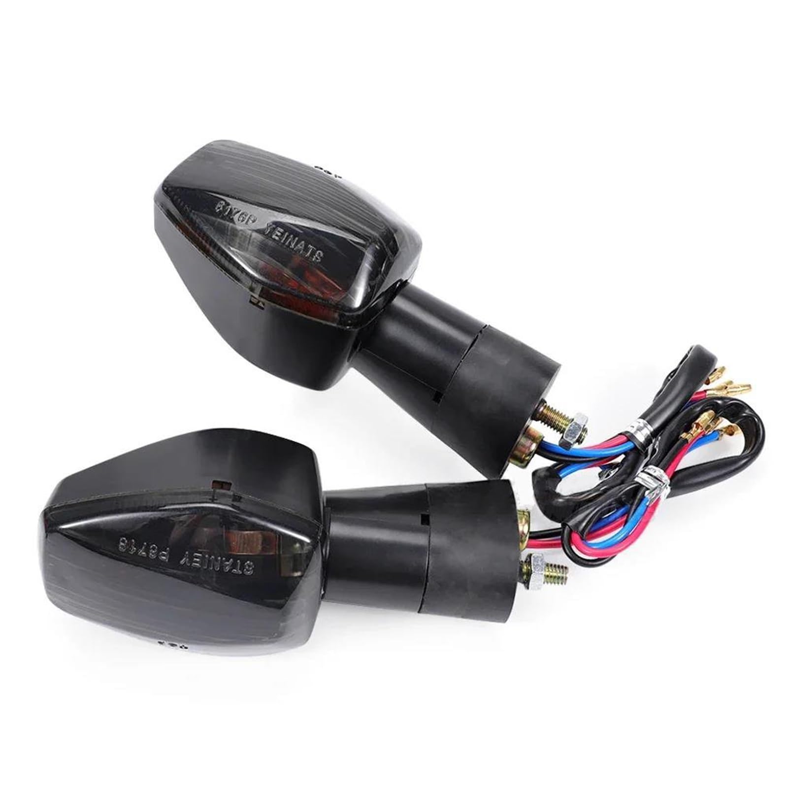 HZBHD Signal Light Indicator Motorcycle Turn Signal Indicators Light For XL700V Transalp 700 RVT1000R RC51 Waterproof Turning Flasher Lamp Turn Lamp(Smoke)