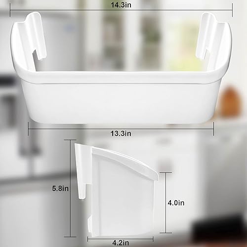 Miniatura 4 de AMI PARTS 240363701 Estante de cubo de puerta apto para Frigidaire, reemplazo de refrigerador Kenmore 240363707, 891286, AP2116105, PS430206,