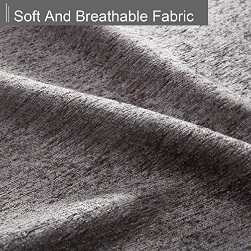 Dreamsir Oversized Rocker Recliner Chair For Adults, Ergonomic Glider 360 Degree Swivel Chair, Overstuffed Manual Rocking Recliner For Living Room, Theater Seating Single Sofa Chair, Grey #TOP4