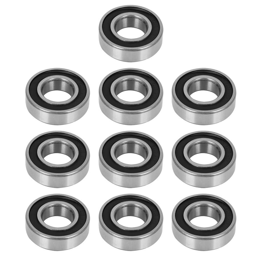 Fafeicy Cuscinetto a Sfere 6205-2RS, 25x52x15mm 10 Pezzi