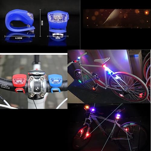 Miniatura 6 de Luz trasera y delantera para bicicleta, luz trasera de silicona, luz trasera de bicicleta, luz trasera de bicicleta, luz trasera de bicicleta,