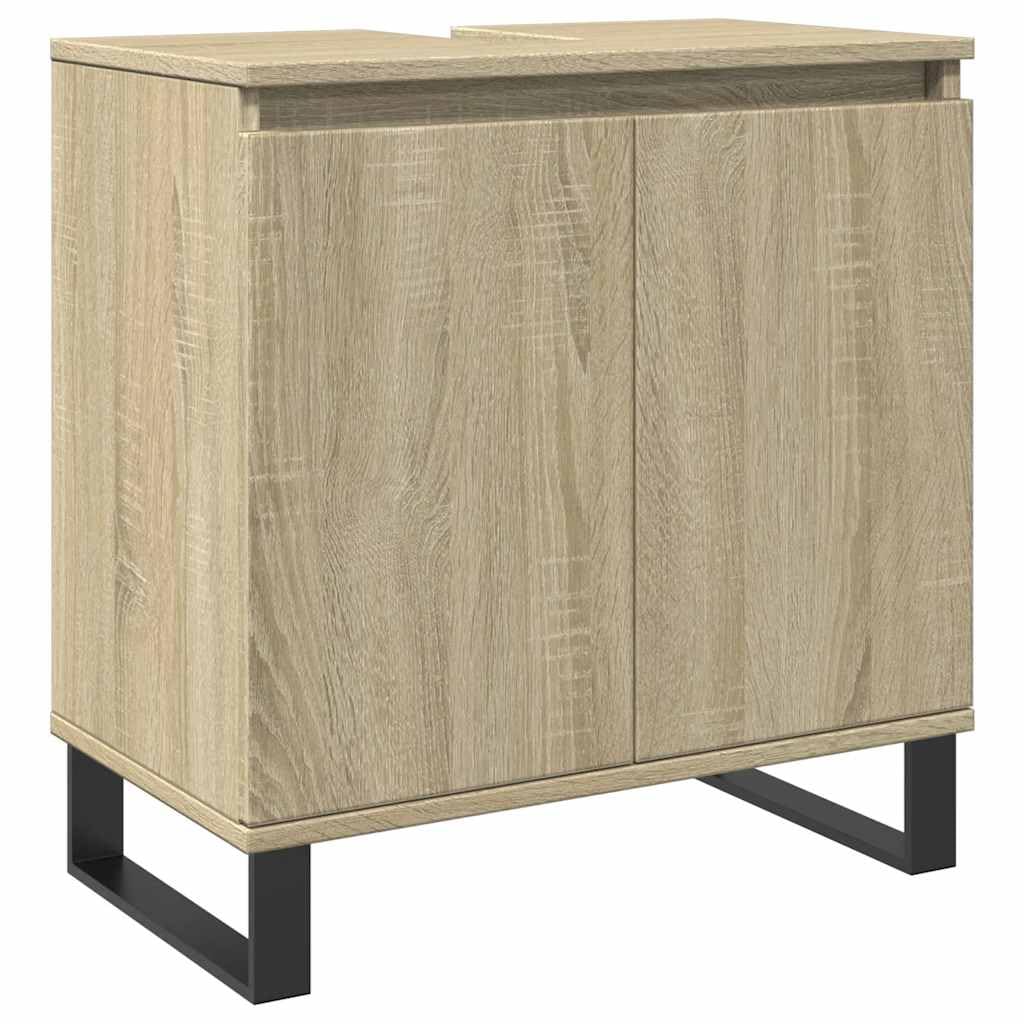 Szafka łazienkowa dąb Sonoma materiał drewnopochodny 58 x 33 x 60
