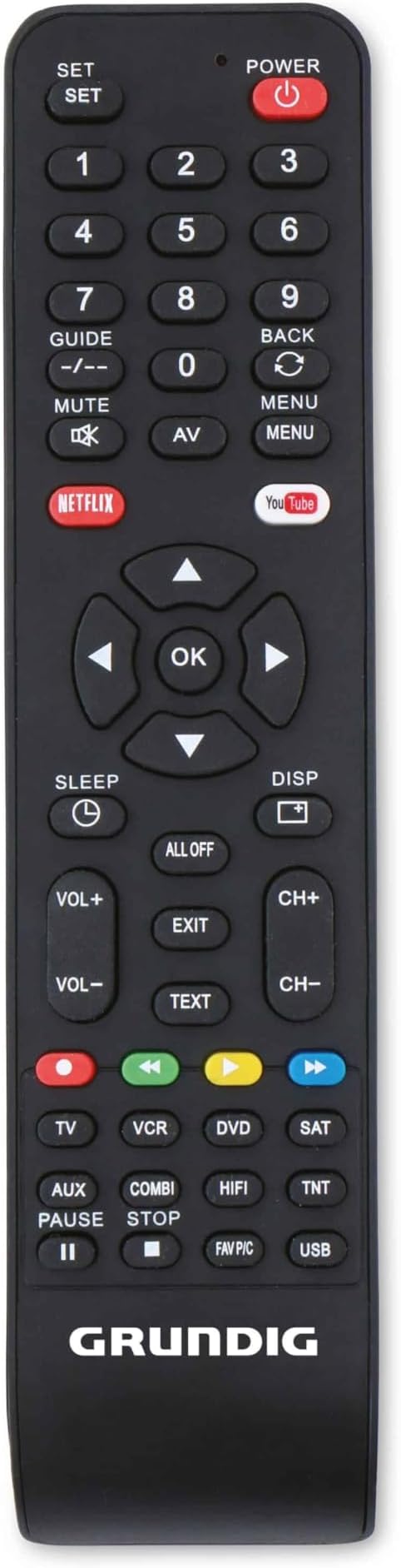 Grundig Lcd Fernseher Von Radio Auf Tv Umstellen Grundig Universal-Fernbedienung - bis zu 8 Geräte gleichzeitig - 210 x