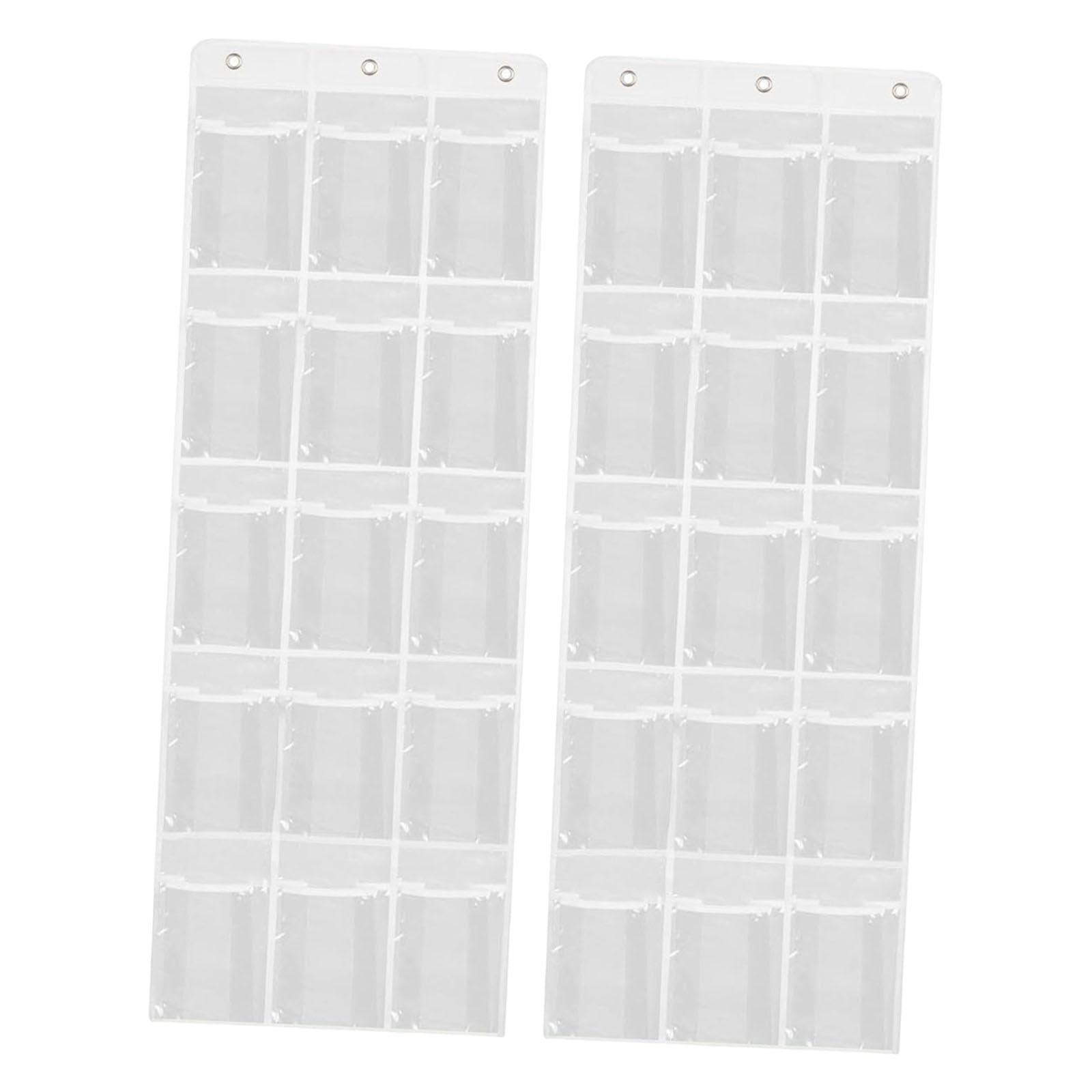 2Pcs Classroom Headphone Storage Organizer for Library over The Door Hanging-image-49