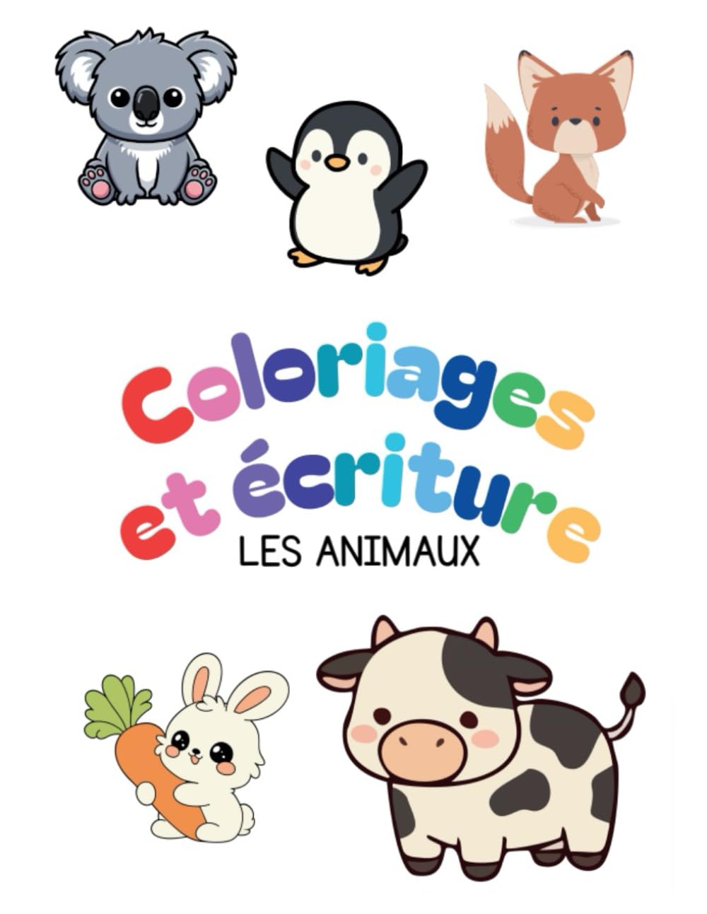 Animaux Trop Mignons à Colorier: Un livre adorable rempli d’animaux faciles et amusants