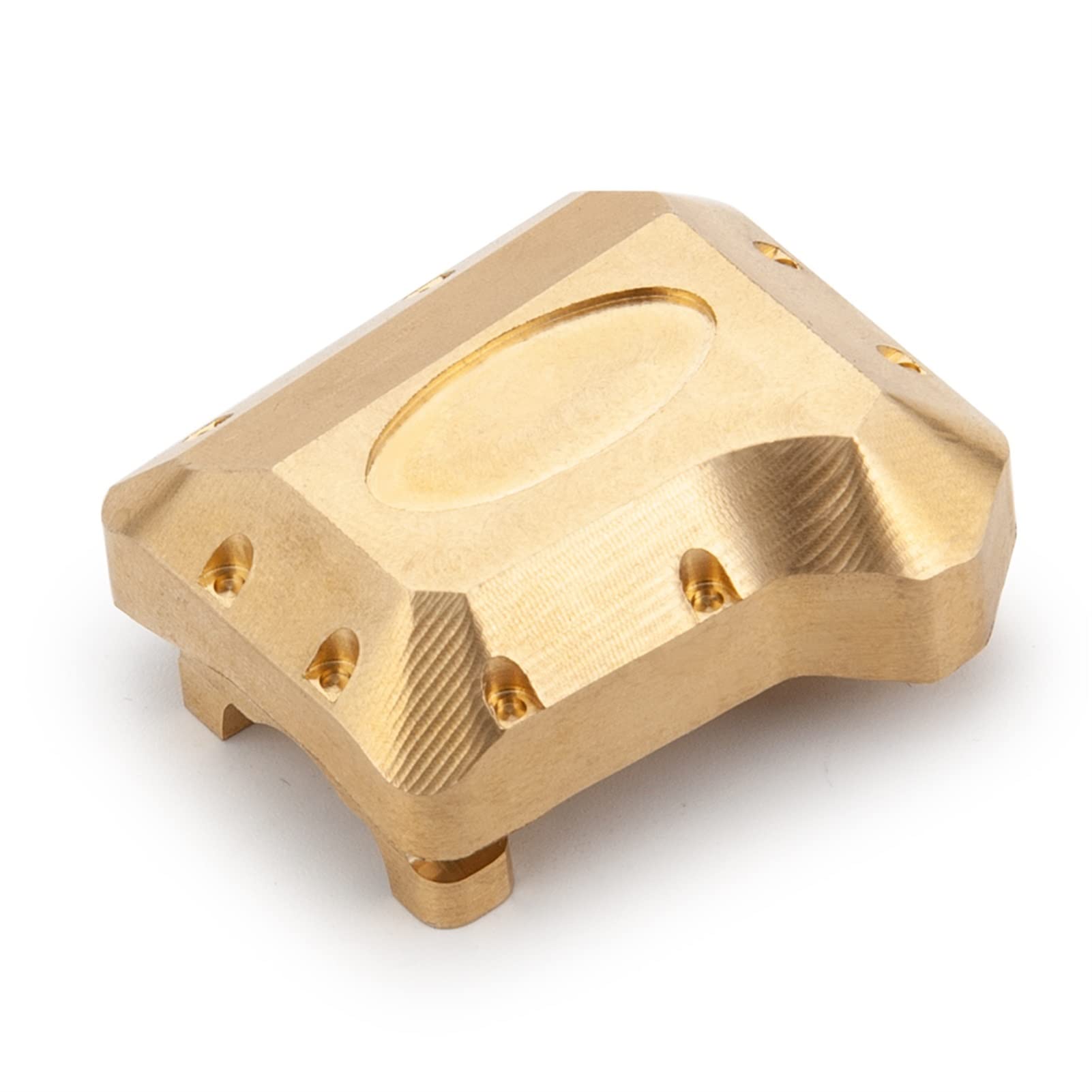 KUKEMI Brass Counterweight Diff Cover Balance Weight 1/10 RC Car, for Traxxas, TRX4 TRX-4 Axle Portal Drive Parts car balance counterweight(2 pcs)