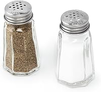 Vista 3 de Fox Run Salt and Pepper Shaker Set, 1.5 x 4.5 x 5.75 inches, Clear
