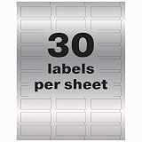 Avery Metallic Asset Tag Labels, 3/4 x 2, Laser Printable Tags, 240 Waterproof Labels (61524) – view 6