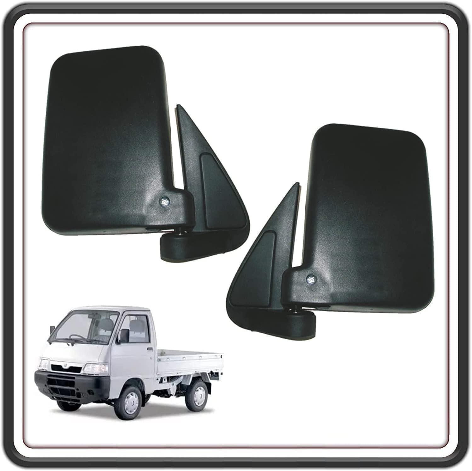 KIT COPPIA 2 SPECCHIO SPECCHIETTO SPECCHIETTI RETROVISORI DESTRO E SINISTRO COMPATIBILI PER PIAGGIO PORTER BENZINA FINO AL 2009 - PORTER 1200 1400 DIESEL - PIAGGIO QUARGO DIESEL TUTTI I MODELLI.