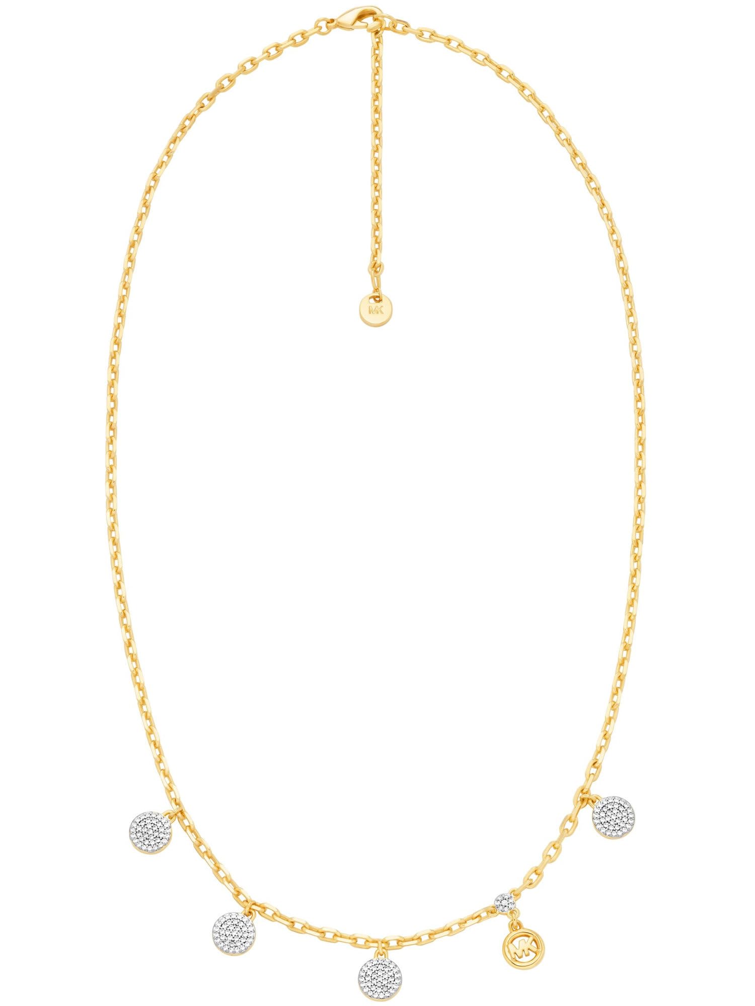 Michael Kors Premium Women's Two Tone Brass Necklace, MKJ8623931
