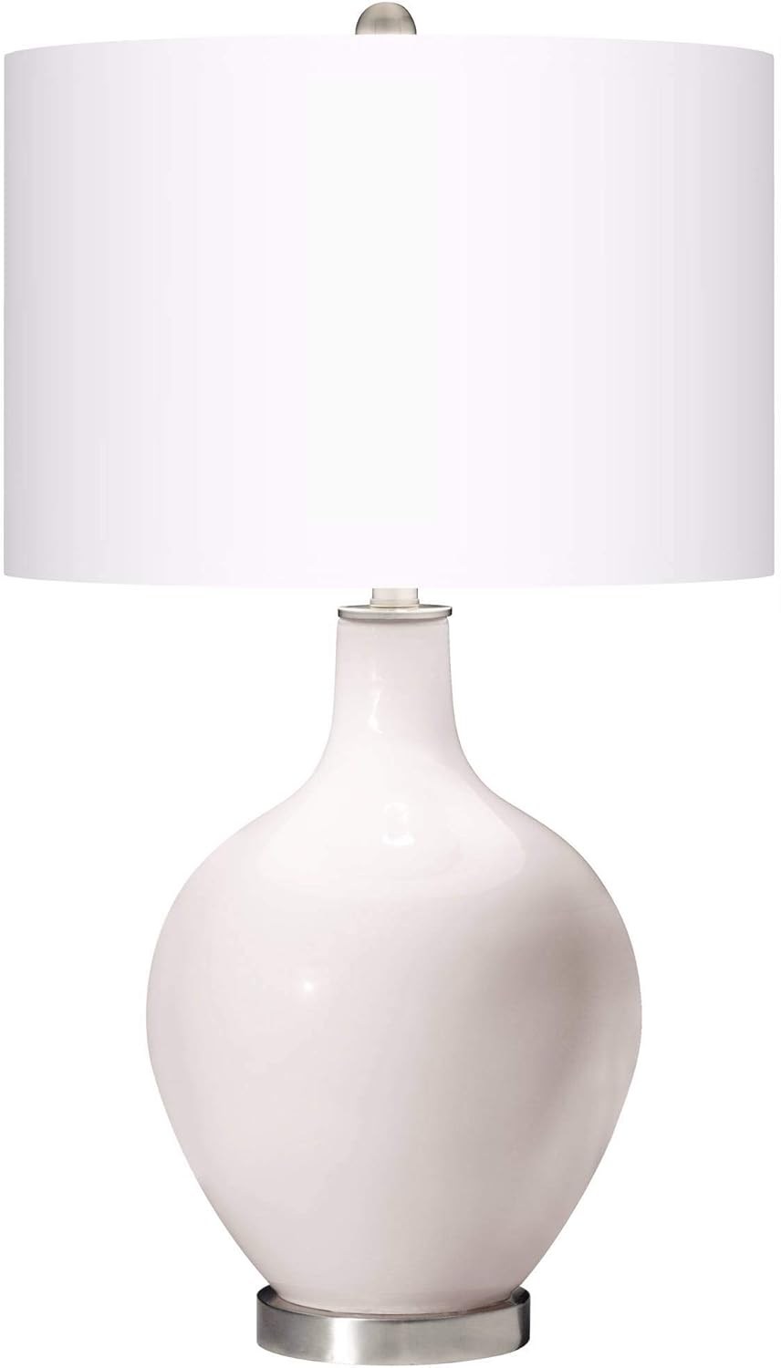 Color + Plus OVO 28 1/2" High Modern Glass Smart White Table Lamp