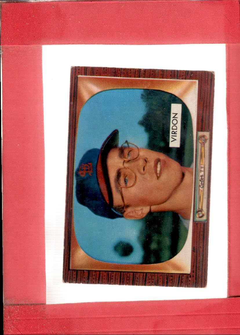 1955 Bowman #296 Bill Virdon VG/EX Very Good/Excellent RC Rookie St. Louis Cardinals Baseball