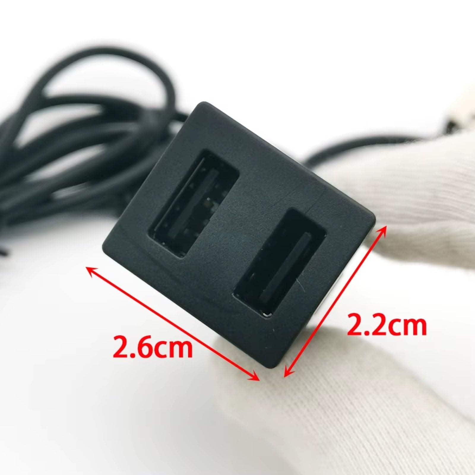 Console Centrale Avec Port USB Compatible Avec Toyota Pour Corolla Pour RAV4 2020–2023 Voiture 12V 24V Double Chargeur QC3.0 Double Prise Audio Interface USB AUX voiture