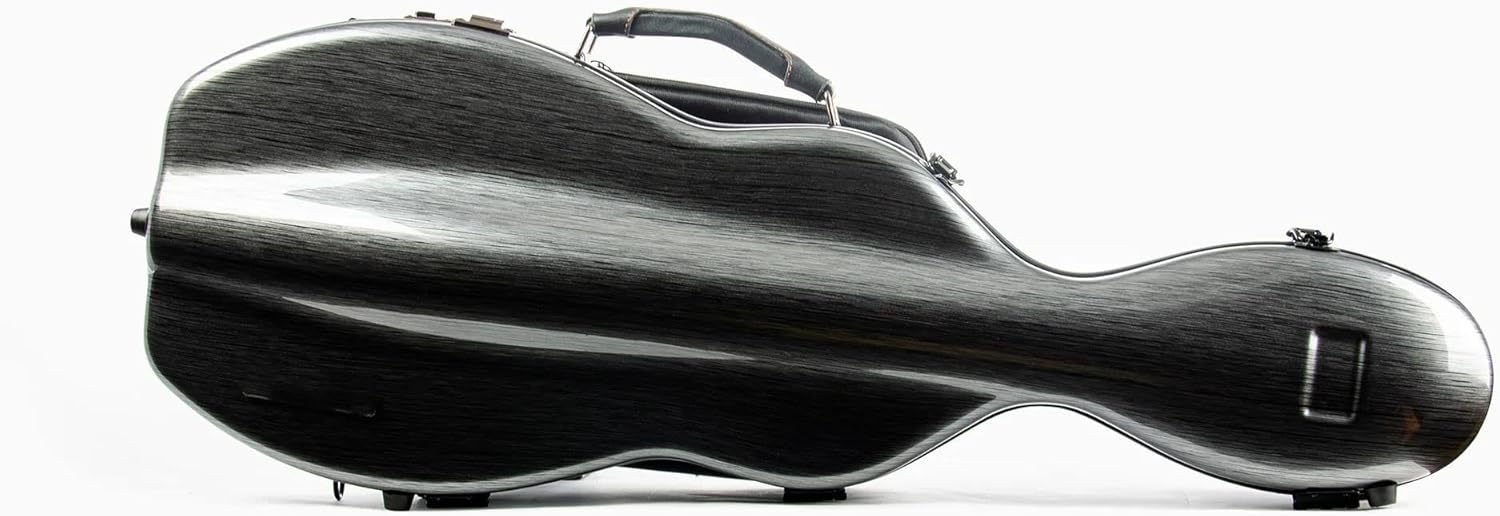 Violin instrument case Violin Case 4/4 Size Dark Grey Gourd Shape Lightweight Hybrid Carbon Fiber With Combination Lock Music Bag