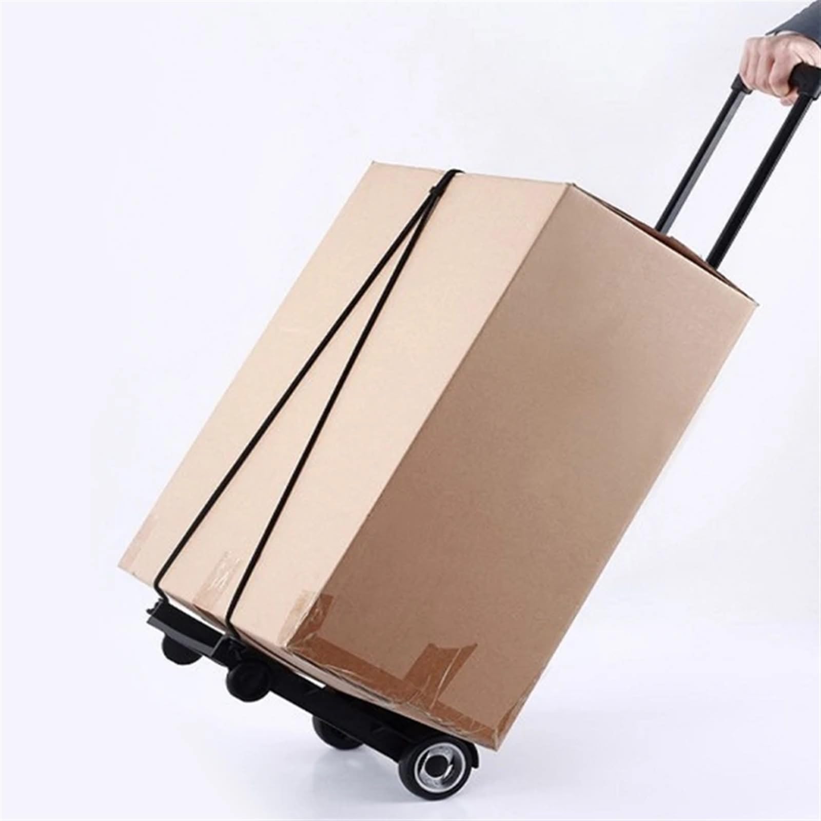 Handwagen Klappbar Robuster, Faltbarer Handsack mit Rädern, zusammenklappbarer LKW, Schubkarre, Reisegepäck, Einkaufswagen, tragbar, for den Heimgebrauch FüR GepäCk Reisen Einkaufen