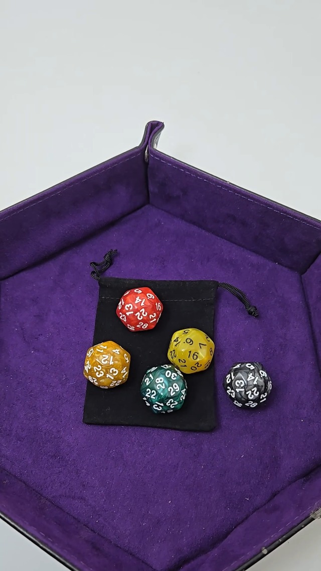 Lot De 50 Dés D20 – Dés Polyédriques 20 Faces – Pochette Incluse – Pour DND, RPG, MTG – SmartDealsPro