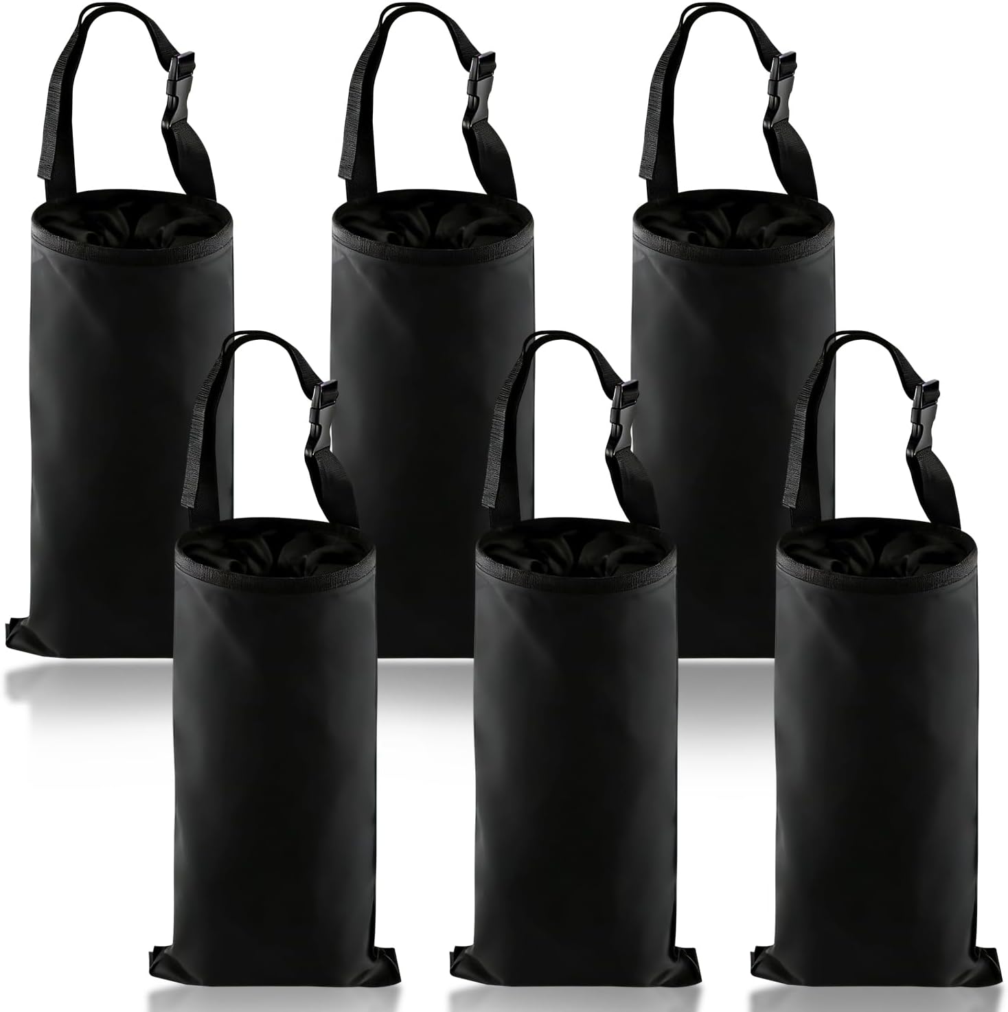 6 Pcs Car Trash Bags Hanging Back Car Garbage Bag Washable Detachable Garbage Bag for Car Trash Bag Hanging Back Seat Outdoor Traveling Home Use