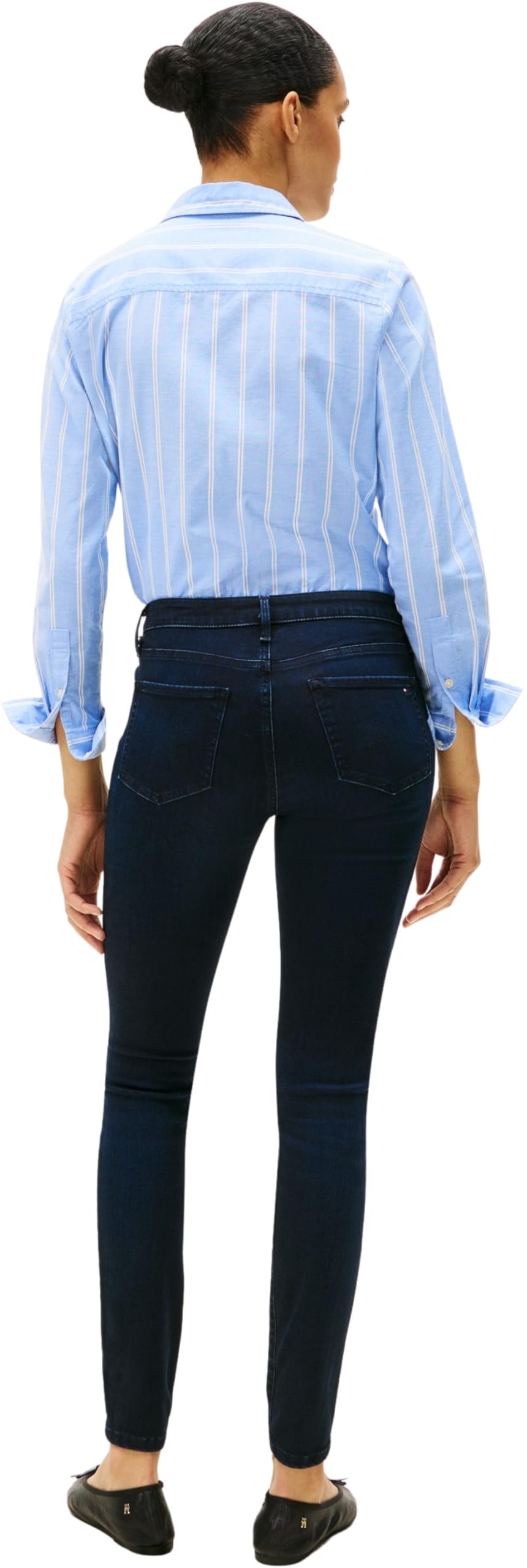 Tommy Hilfiger Vaqueros Mujer Nina como Skinny Talle Medio