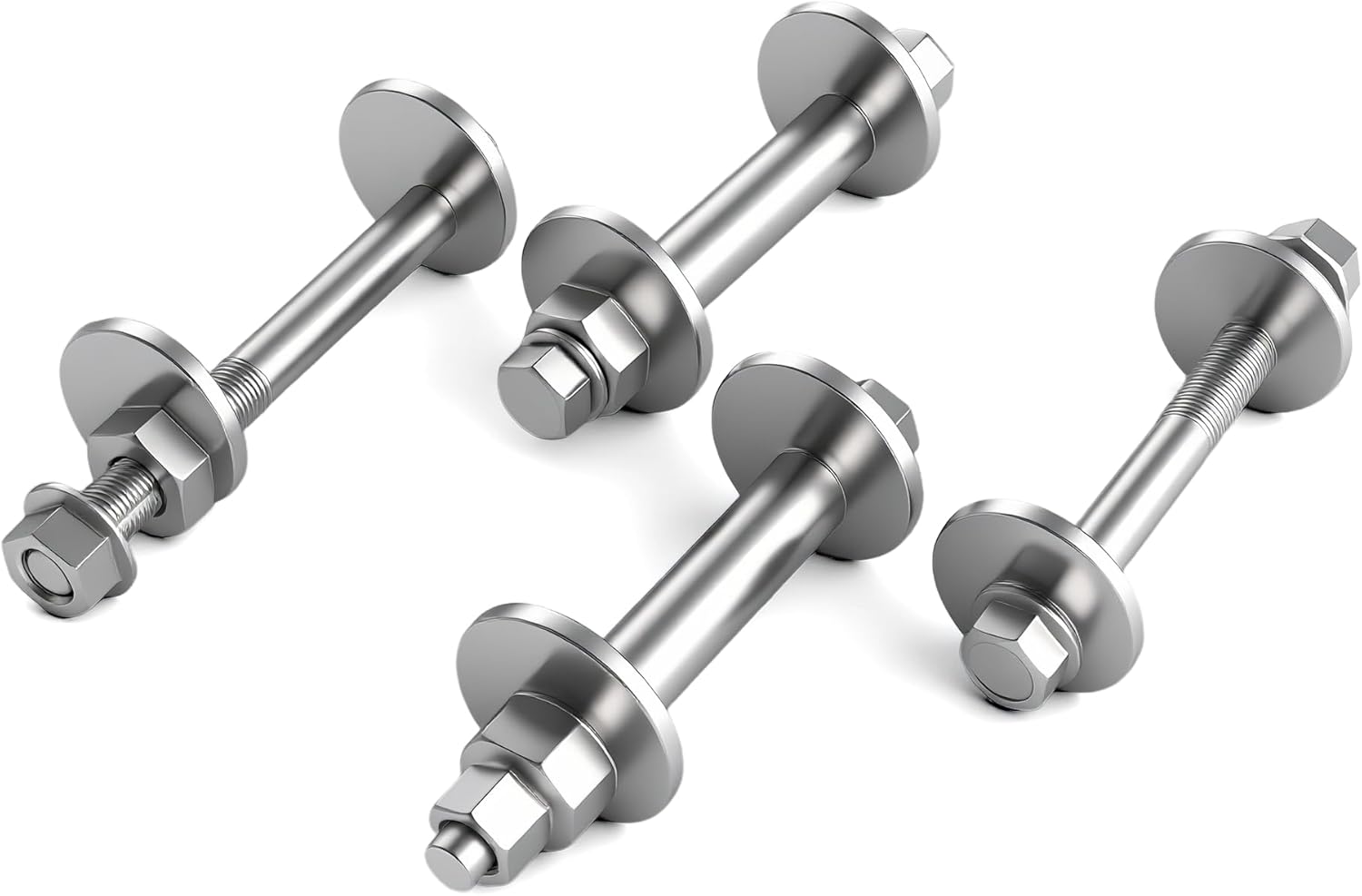 Front Lower Control Arm Cam Bolts Kit, Alignment Camber Toe Adjustment Bolts Fit for Toyota 4Runner FJ Cruiser Tacoma 2003-2015, 2 Pack for Two Side Replace 48409-60020 48190-60020