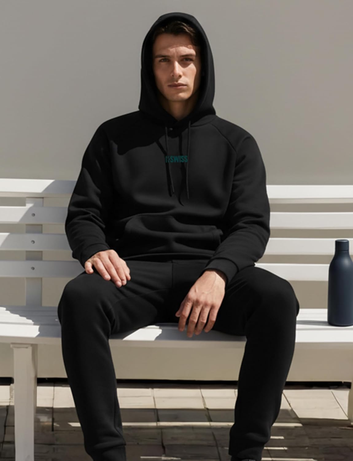 K-Swiss Heritage Men's Hoodies - Pullover Long Sleeve Sweatshirt Casual Club Hooded for Gym Workout - Image 7