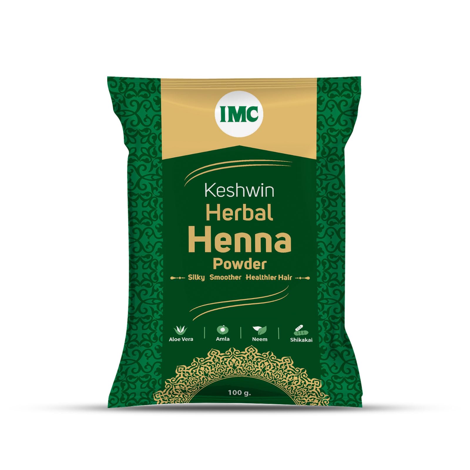 IMC Keshwin Herbal Henna | Natural Hair Tint, Cleanses, Strengthens & Moisturizes (100 g)-picture-27