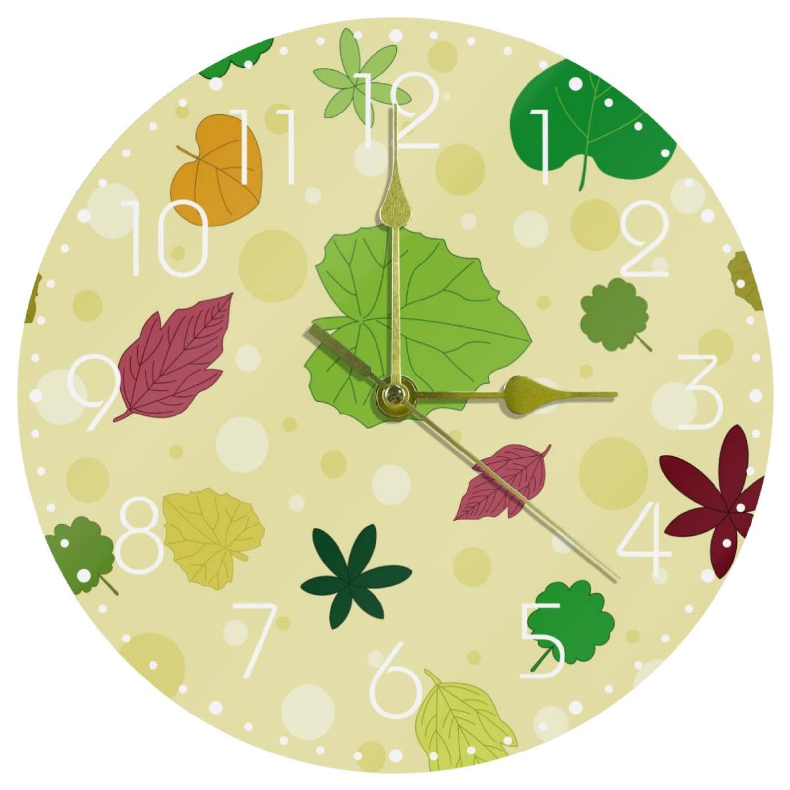 Horloge murale silencieuse sans bruit de tic-tac pour concentration au bureau
