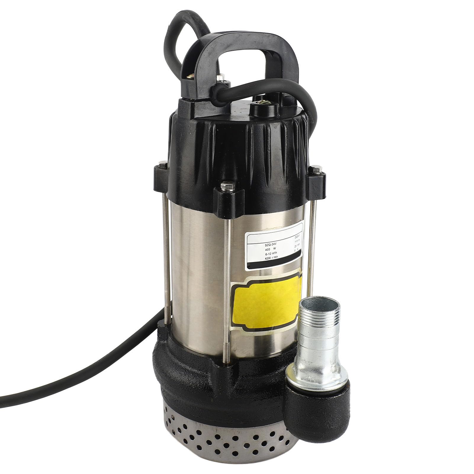 Naroote Bomba de Agua Sumergible, Bomba Sumergible de Agua Sump Pump SZQ Sottomarino SZQ - 24V 400W DC24V 1in Pompa Sommersi a DC Spazzole Senza Spazzole SCUPA
