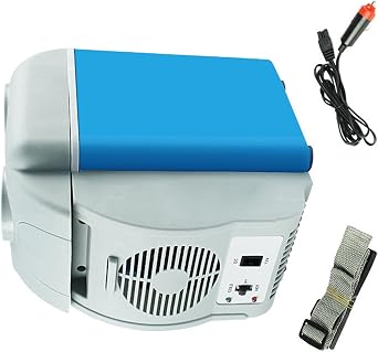 Small Fridge, 2 in 1 7.5L 12V Car Refrigerator with Coolers and Warmer, Fast Cooling Multifunctional Portable Freezer