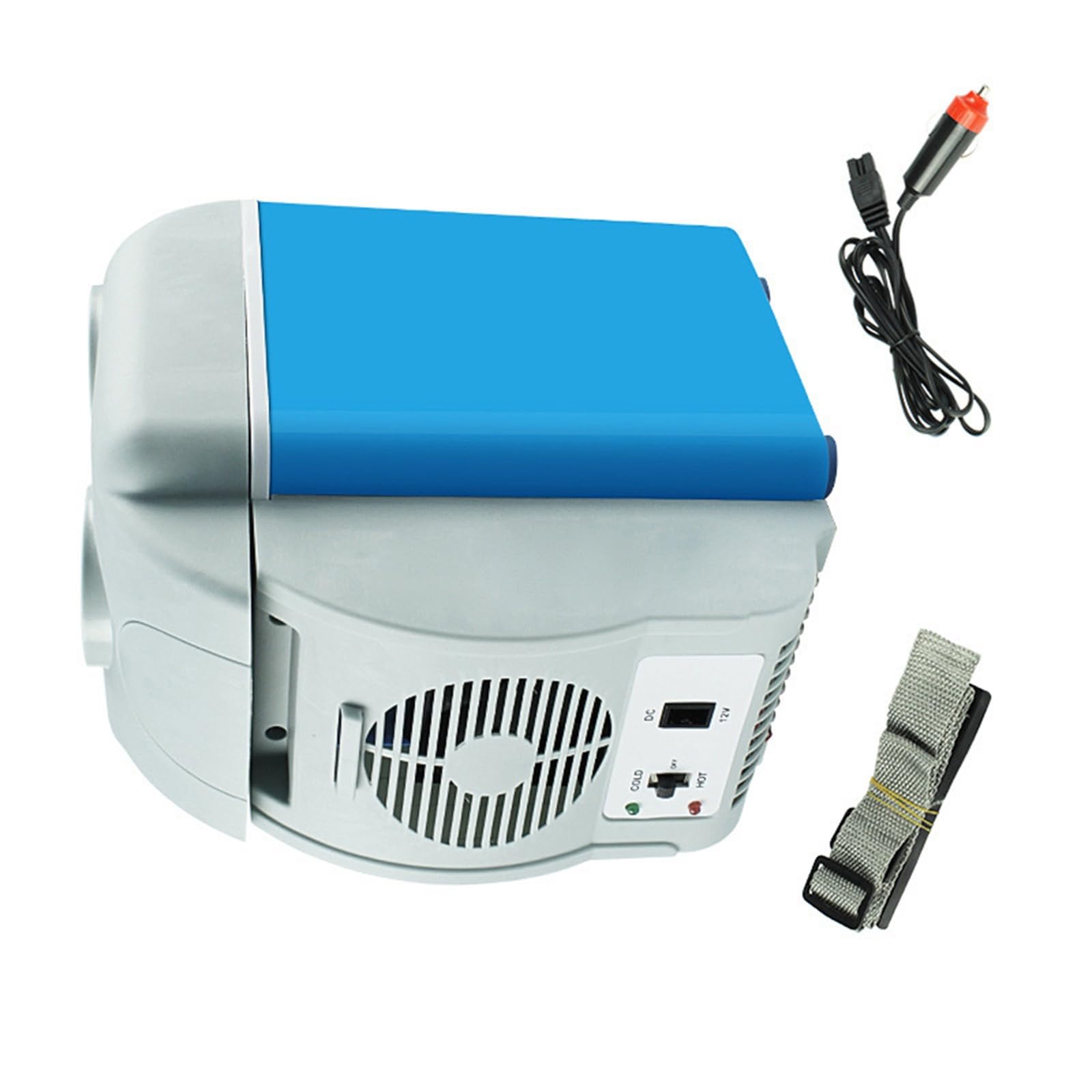 Maxtonser Small Fridge, 2 in 1 7.5L 12V Car Refrigerator with Cabinet and Warmer, Fast Cooling Multifunctional Portable Fridge