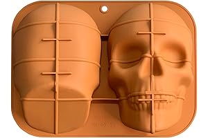 JETKONG Giant Skull Mold: Spooky Baking for Halloween and Birthdays