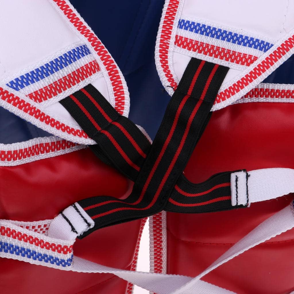 Baosity Unisex Taekwondo Chest Guard Martial Art Chest Body Protector Vest Armour for MMA, Muay Thai, Boxing, Sanda, Training and Competition : Sports & Outdoors