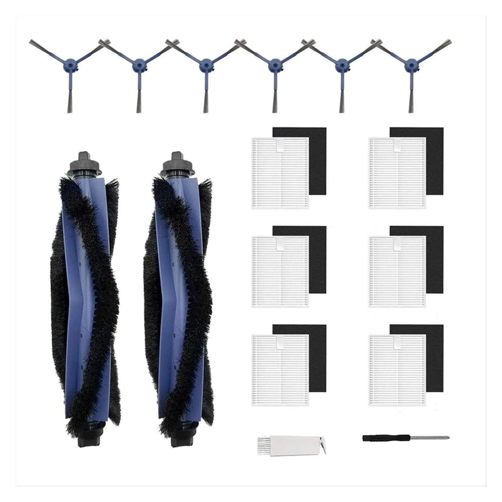 Kit de repuestos de aspiradora para Eufy L60 L50 G50 cepillos principales laterales y filtros